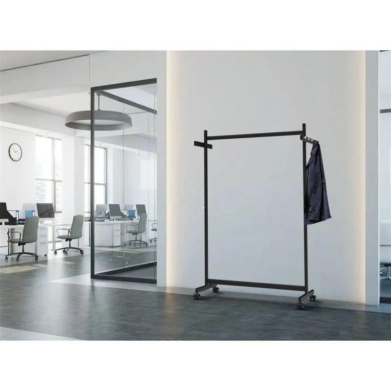 Porte-manteaux Mobile Design Noir Mat