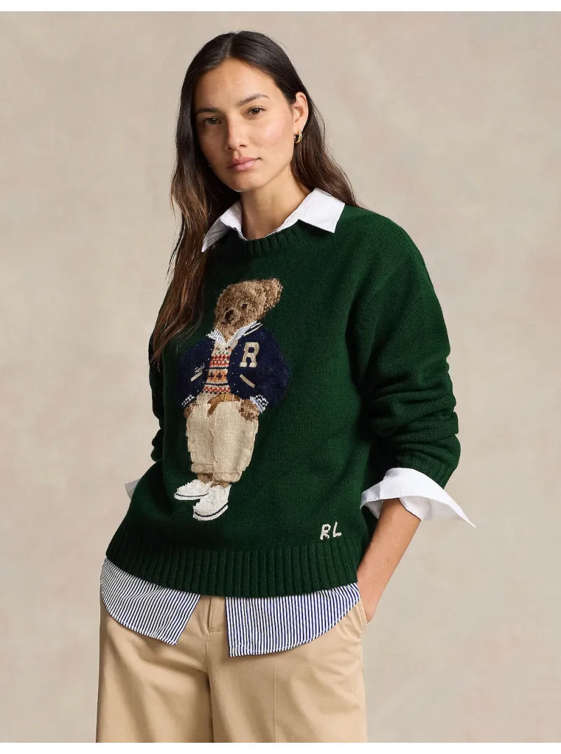 Pull en laine et cachemire Polo Bear Ralph Lauren