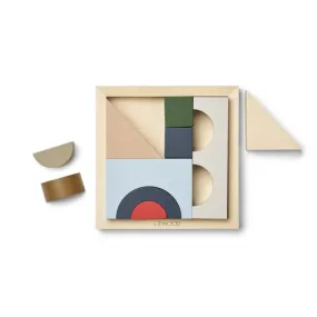 Puzzle Ishan en bois - Multi mix - LIEWOOD - Perlin Paon Paon