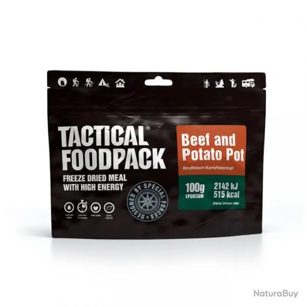 Ration de survie - Boeuf et purée de pommes de terre