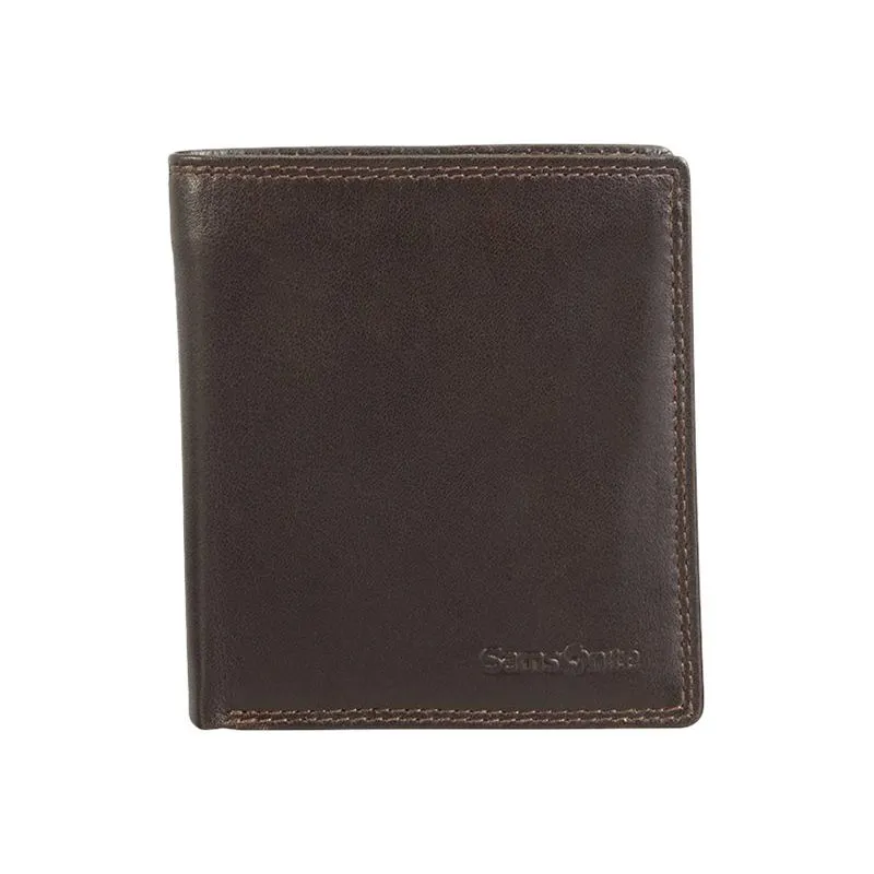 Samsonite Attack SLG M - Portefeuille cuir marron