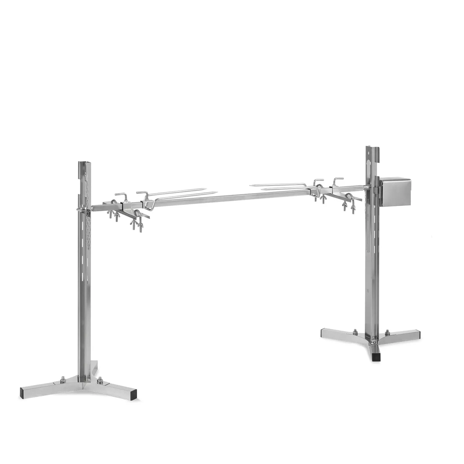 Sauenland Survivor barbecue à cochon de lait Rotisserie 12W 70kg max. acier inoxydable
