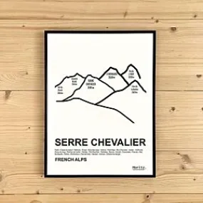 SERRE CHEVALIER 30 X 40 CM