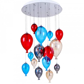 Spot-Light Suspension Multicolore Balloon, 15x G4-20W, IP20, 230V, ...