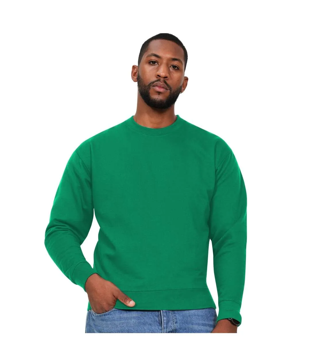 Sweat homme vert Casual Classics