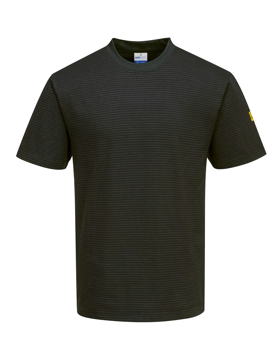 t-shirt antistatique esd - taille s - noir - portwest