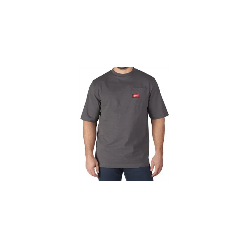 T-shirt de travail manches courtes gris MILWAUKEE "WTSSG" taille S
