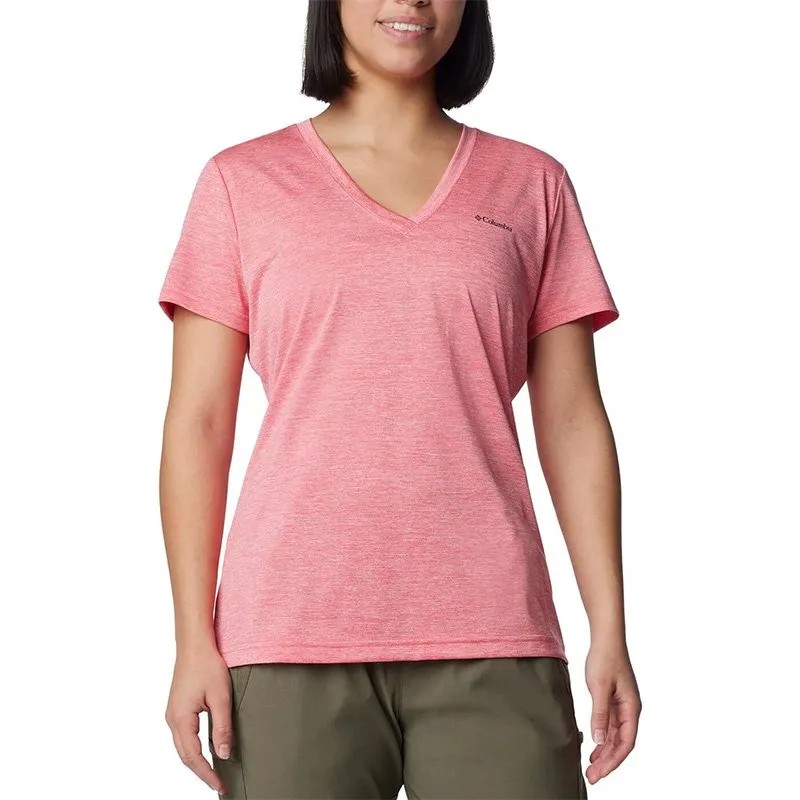 T-Shirt Randonnée Femme Columbia Hike SS V Neck