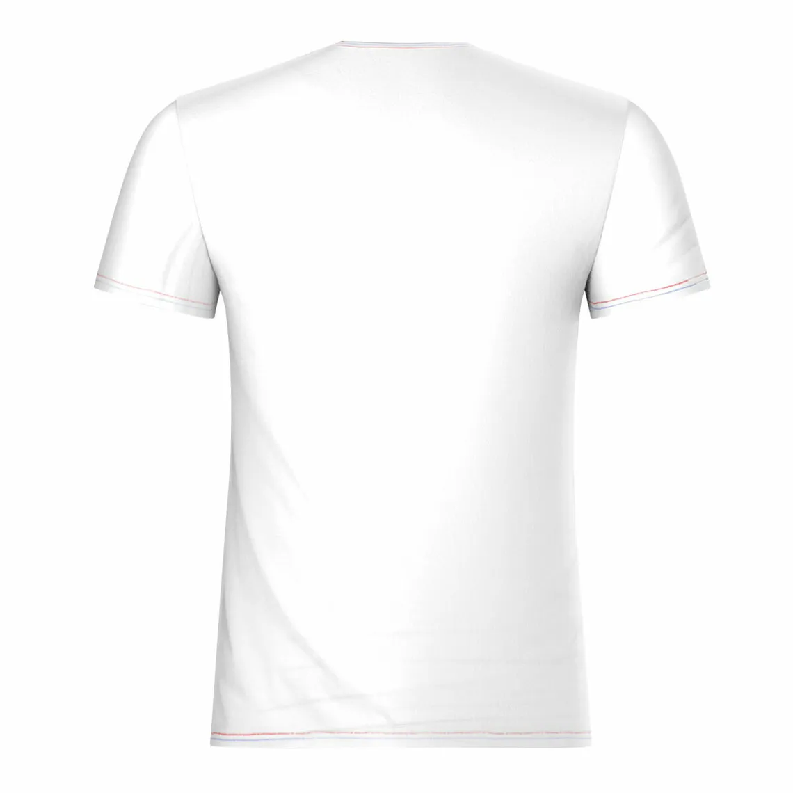 Tee-shirt col V homme Fait en France Blanc Manches courtes | 3 Suisses