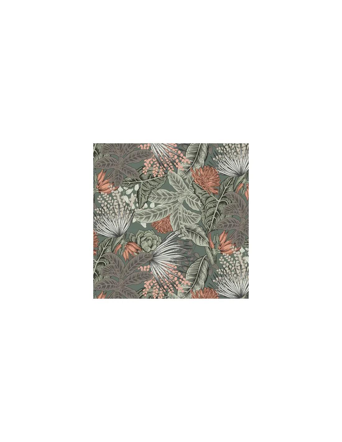 Toile Cirée Déco Ste Anne Kaki 140cmx20ml - ACCESS DECO - 162185