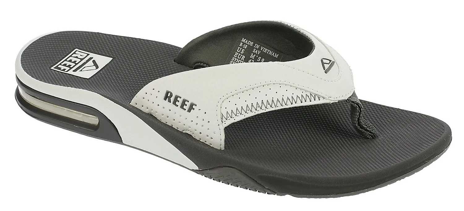 tongs Reef Fanning - Gray/White