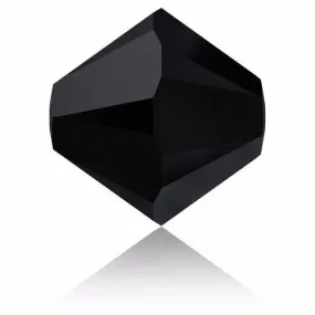 Toupie swarovski 4 mm jet (5328) x10