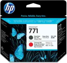 Tête d'impression HP CE017A - noir mat + rouge - l'unité 