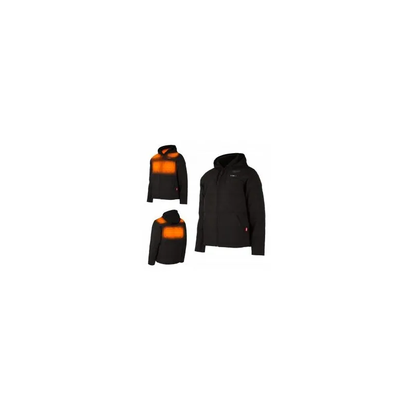 Veste chauffante ripstop noire sans batterie ni chargeur MILWAUKEE "M12 HPJBL2-0" taille XL